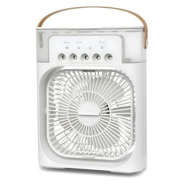 Imagem de Climatizador Portátil 4 em 1: Ventilador, Umidificador, Aromatizador e LED