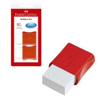 Imagem de Borracha Escolar Plastica 2 Und Faber Castell