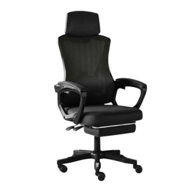 Imagem de Cadeira de Escritório Ergonômica C7 Neo Titan, Reclinável, Tela Mesh respirável, Executiva, Gamer, Apoio Lombar, Presidente (Preta)