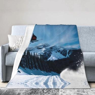 Imagem de Cobertor grande super macio, confortável e quente para cama, sofá e viagens