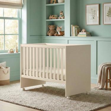 Imagem de Berço Americano Infantil 3 em 1 Mdf Helena Off White