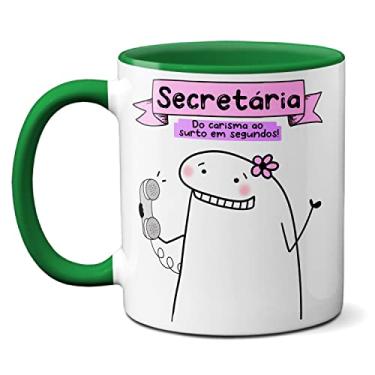 Imagem de Caneca Secretária Rainha Das Multitarefas Carismática Surtada (Verde)
