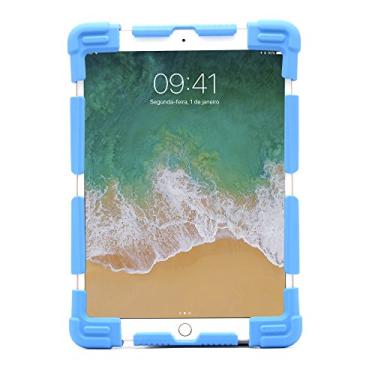 Imagem de Geonav, Capa Universal protetora para tablets 7-7.9 polegadas, Silicone, anti choque, base de apoio, Azul, UN779BL