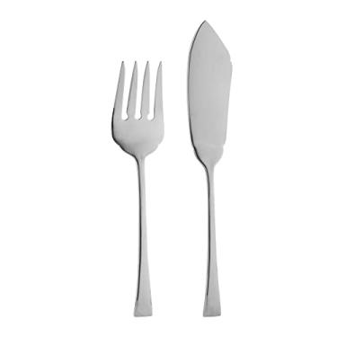 Imagem de WOLFF - Conjunto 2 Peças Faca e Garfo para Servir de Aço Inox Berna