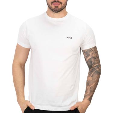 Imagem de Camiseta Hugo Boss Mini-Logo Off White / Preto