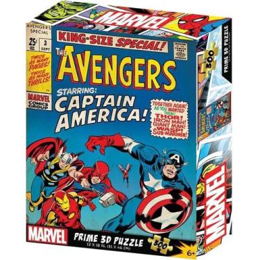 Imagem de Quebra Cabeça Prime 3D Puzzle Marvel The Avengers 33167 300 Peças