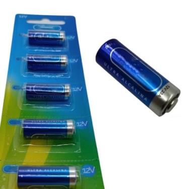 Imagem de Pilhas Bateria 23a Ultra Alcalina 12v Cartela Com 5 38 mAh Pilhas Para Controle Portão Lanternas