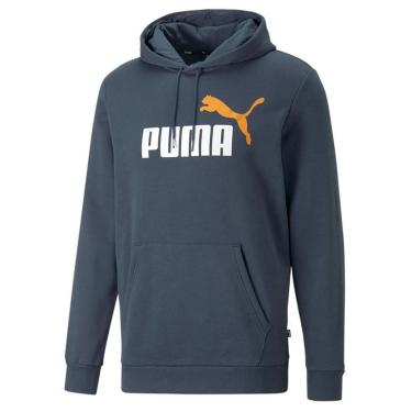 Imagem de Blusa Moletom Puma Essentials + 2 Col Big Logo Fl com Capuz Masculino-Unissex