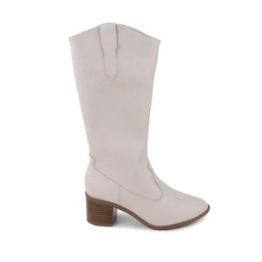 Imagem de Bota Feminina Beira Rio Creme - 9066-Feminino