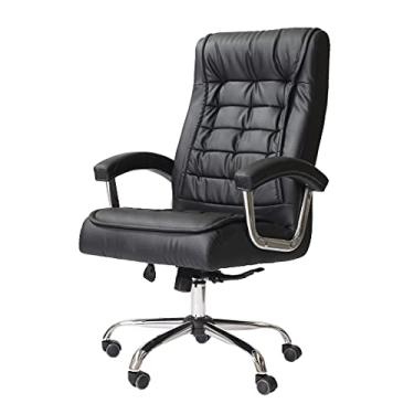 Imagem de Cadeira Ergonômica de Escritório Presidente Com 42 Molas Ensacadas, Inclinação 120º, Pillow Top no Assento e Encosto, Suporta até 150kg, Baba Shop Preta