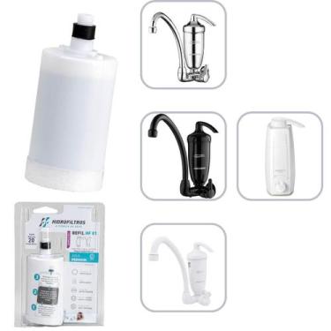 Imagem de Kit 6 Refis Vela Filtro Água Lorenzetti Acqua Bella Vitale - Lorenzett