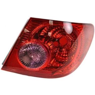 Imagem de Eagle Eyes TY666-U000R Conjunto de lanterna traseira do lado do passageiro para Toyota Corolla