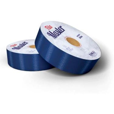 Imagem de Fita Master Lisa 32MMX50M Azul Royal - Xingo Embalagens