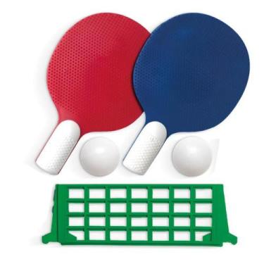 Imagem de Raquete para PING PONG Conjunto Raquete com 2 Bolas e Suporte - Pica P