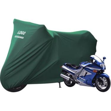 Imagem de Capa Para Proteger Moto Kawasaki Ninja ZZ R 1100 - Mz, Verde