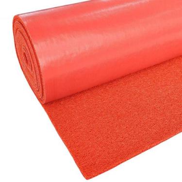 Imagem de Capacho Vinil 12mm Vermelho RM Decor 3,00 x 1,2m (3,6m²)