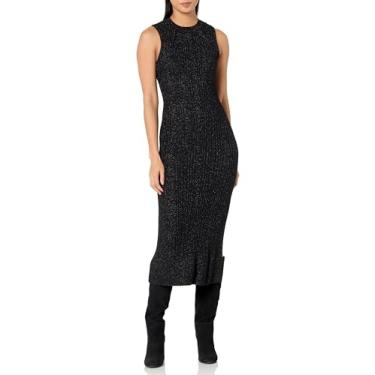 Imagem de PAIGE Vestido feminino Marium, Brilho preto, P