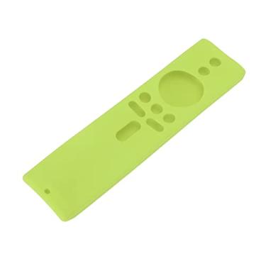 Imagem de Capa Protetora de Silicone Akozon para Controle Remoto Mi Box S 4K TV Stick | Capa à Prova de Choque e Antiderrapante (Verde Luminoso)