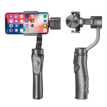 Imagem de Suporte Estabilizador De Imagem Gimbal H4 Para Celular Câmera Smartphone 3 Eixos Profissional 360 Graus