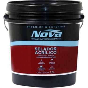 Imagem de Seladora Nova Acrilica P/Parede Galao 3,6 Litros - Marca não Definida