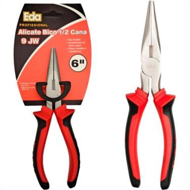 Imagem de Alicate Bico Meia Cana Eda 6'' Profissional Cromo Vanadio - 9Jw