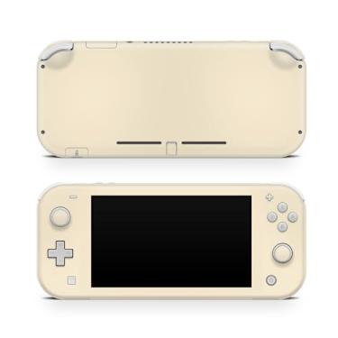 Imagem de Tacky Design Película de cor sólida compatível com o envoltório Nintendo Switch Lite, película lisa minimalista para Nintendo Switch Lite, decalque de vinil premium 3M (areia bege)