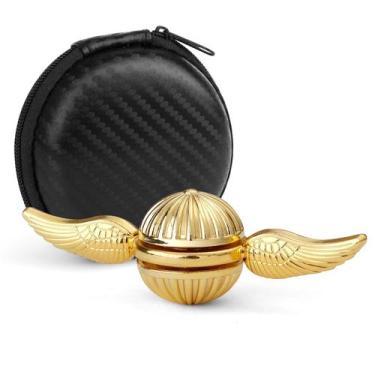 Imagem de Hand Spinner Fidget Toy - Brinquedo Sensorial de Metal (Dourado) - Pre