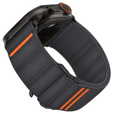 Imagem de Pulseira Esportiva Suitisbest Ultra para Apple Watch 49mm - Cinza Escu