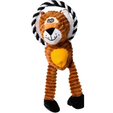 Imagem de Pelúcia Pet Animais da Selva com Corda - Meu Pet, Tigre