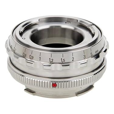 Imagem de Fotodiox Adaptador de montagem de lente Pro com mostrador de controle de foco - Voigtländer Nokton 50 mm e Ultron 50 mm para adaptador de corpo da câmera Leica M de 6 bits, foco acoplado RF