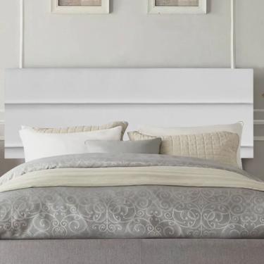 Imagem de Painel Estofada Argentina 195cm King Size Para Cama Box Quarto Suede Branco - Ahz Móveis