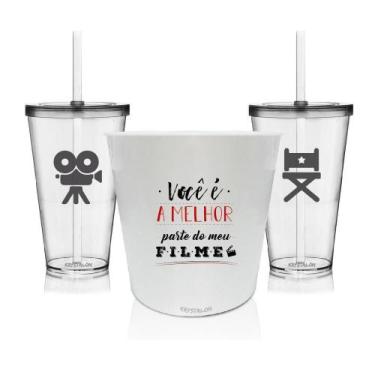 Imagem de Kit Pipoca Personalizado Meu Filme - Para Dia Dos Namorados - Krystalo