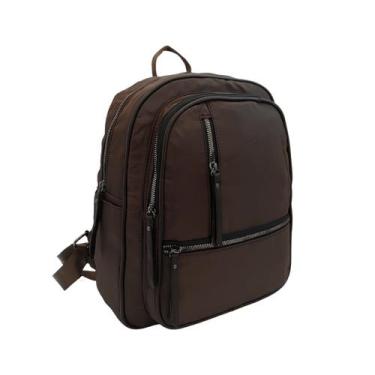 Imagem de Mochila costa feminina casual dia a dia semi-impermeável - Gloria, Caf