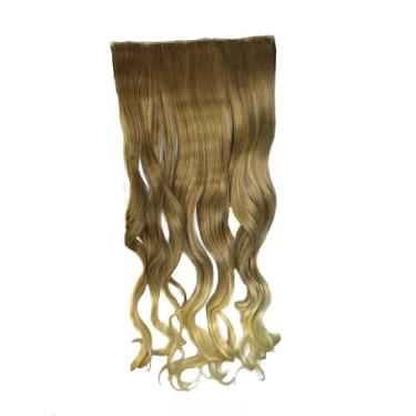 Imagem de Aplique Tic Tac de Cabelo Orgânico 70cm 150g – Textura Natural Similar ao Cabelo Humano (28T613_ONDULADO)