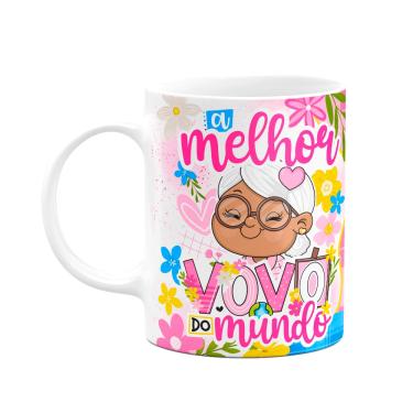 Imagem de Caneca dos Avós Cartoon - A melhor vovó do mundo - M5