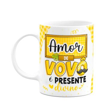 Imagem de Caneca dos Avós - Amor de vovô é presente divino  - 325ml