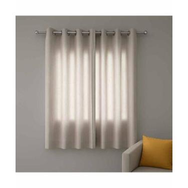 Imagem de Cortina Rustica 3,00M X 1,70M Lugo - Bella Janela, Bege, 3,00m x 1,70m