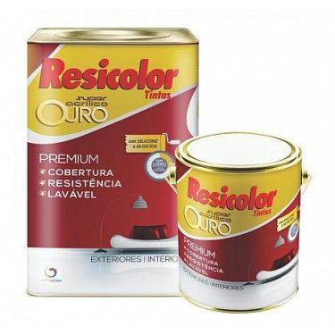 Imagem de Latex resicolor acrilica ouro branco fosco 3,60 lts, Azul aço