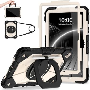 Imagem de Auizotl Capa para Samsung Galaxy Tab A9+/A9 Plus de 11 polegadas (SM-X210/X216/X218) com protetor de tela/suporte giratório/suporte de caneta, capa à prova de choque de grau militar para Galaxy Tab A9