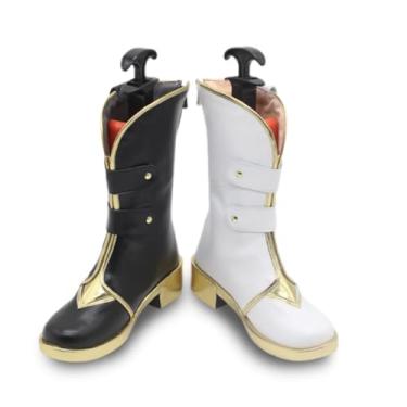 Imagem de COSGOGO New Tribios Cosplay Botas Curtas para Game Honkai: Sapatos de Anime Star Rail para Convenções e Halloween Tamanho Feminino Masculino, Multi, 35