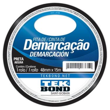 Imagem de Fita de Demarcação Preta 48mm x 15 Metros - 21231048200 - TEKBOND