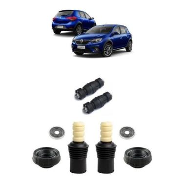 Imagem de Kit Batente Do Amortecedor Dianteiro E Bieleta Sandero Logan