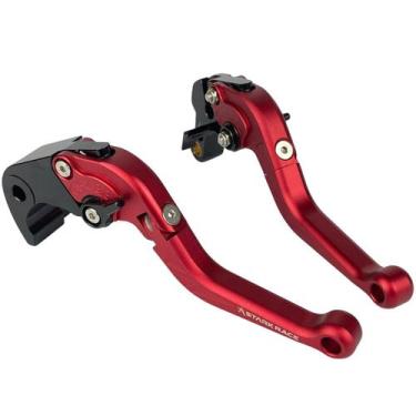 Imagem de Manete Esportivo Ajustavel Retratil Moto Honda Cbr 600rr Cbr 600 Rr - 