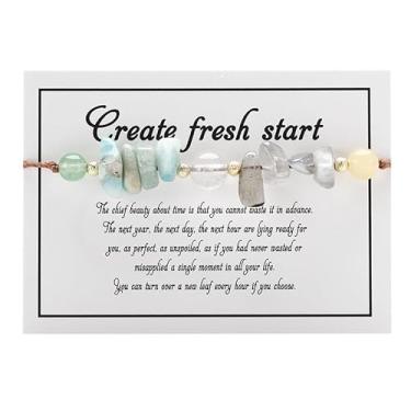 Imagem de Pulseira de cura feminina com contas de pedra presentes energéticos mãe namorada, One Size, Nylon, Sem Pedra Preciosa