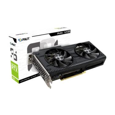 Imagem de PLACA DE VIDEO PALIT GEFORCE RTX 3060 DUAL 12GB GDDR6 192 BITS - NE63060019K9-190AD