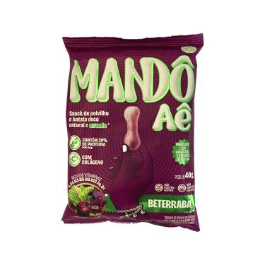 Imagem de Biscoito de Polvilho Beterraba Mandô Aê 40g