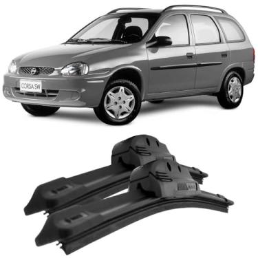 Imagem de Par Palhetas Limpador Parabrisa Corsa Original Aerofit 18