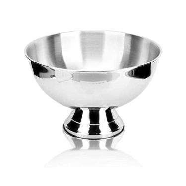 Imagem de Balde de gelo de aço inoxidável de design simples balde de champanhe balde de gelo refrigerador de vinho de grande capacidade