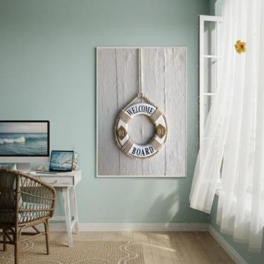 Imagem de Quadro Decorativo Boia Salvavidas Número Um-70X50Cm - Quadros On-Line