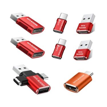Imagem de BUISAMG Bloqueador de dados, bloqueador de dados USB contra download ilegal, à prova de hackers 100% garantido, bloqueador de dados USB C para iPhone 16 15 e qualquer carregamento de telefone USB